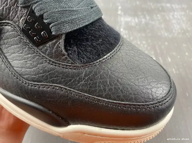 Rep Black Hair 4 Pony Jordan 819139-010 Retro 0509